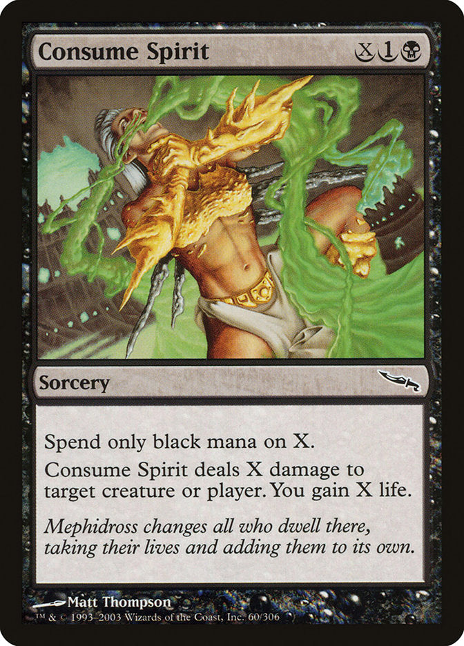 Consume Spirit [Mirrodin] - Magic: The Gathering - Card Brawlers | Quebec | Canada |