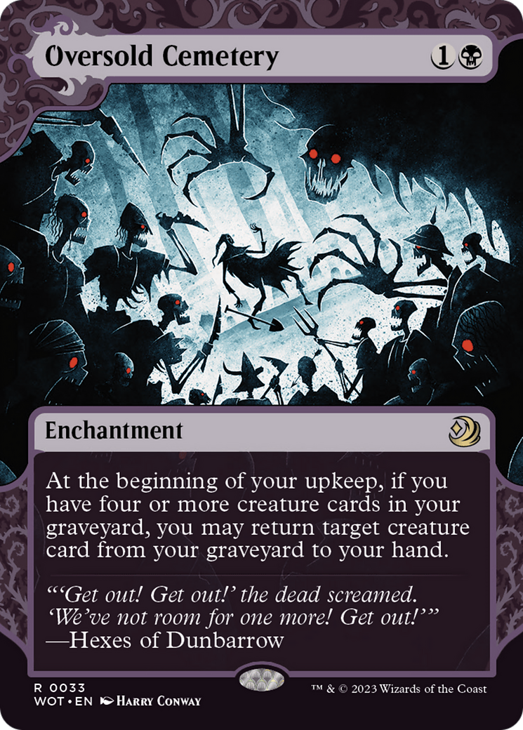 Oversold Cemetery [Wilds of Eldraine: Enchanting Tales] - Magic: The Gathering - Card Brawlers | Quebec | Canada |