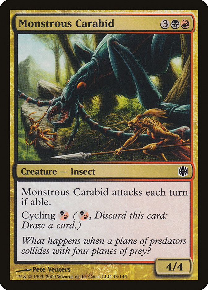 Monstrous Carabid [Alara Reborn] - Magic: The Gathering - Card Brawlers | Quebec | Canada |