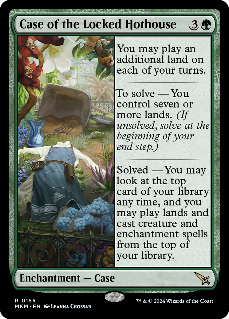 Case of the Locked Hothouse [Murders at Karlov Manor] - Magic: The Gathering - Card Brawlers | Quebec | Canada |
