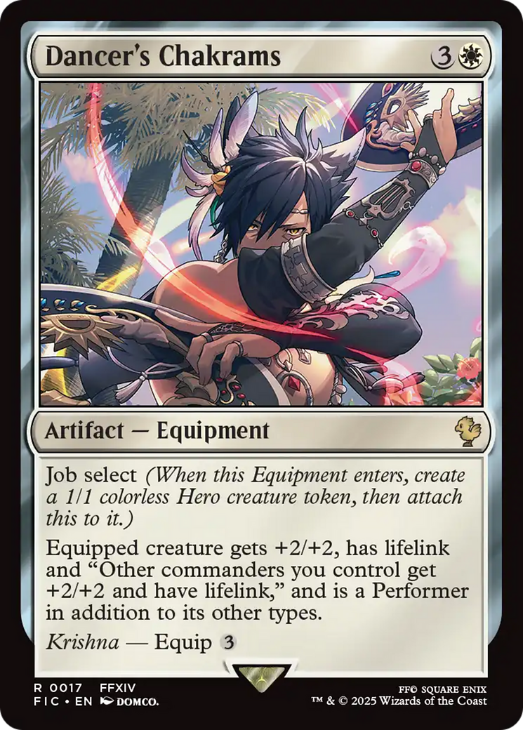 Dancer's Chakrams [FINAL FANTASY Commander] - Magic: The Gathering - Card Brawlers | Quebec | Canada |