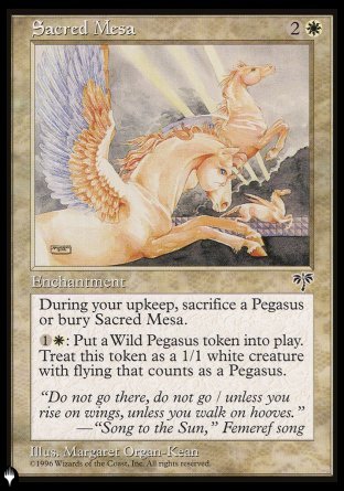 Sacred Mesa [The List] - Magic: The Gathering - Card Brawlers | Quebec | Canada |