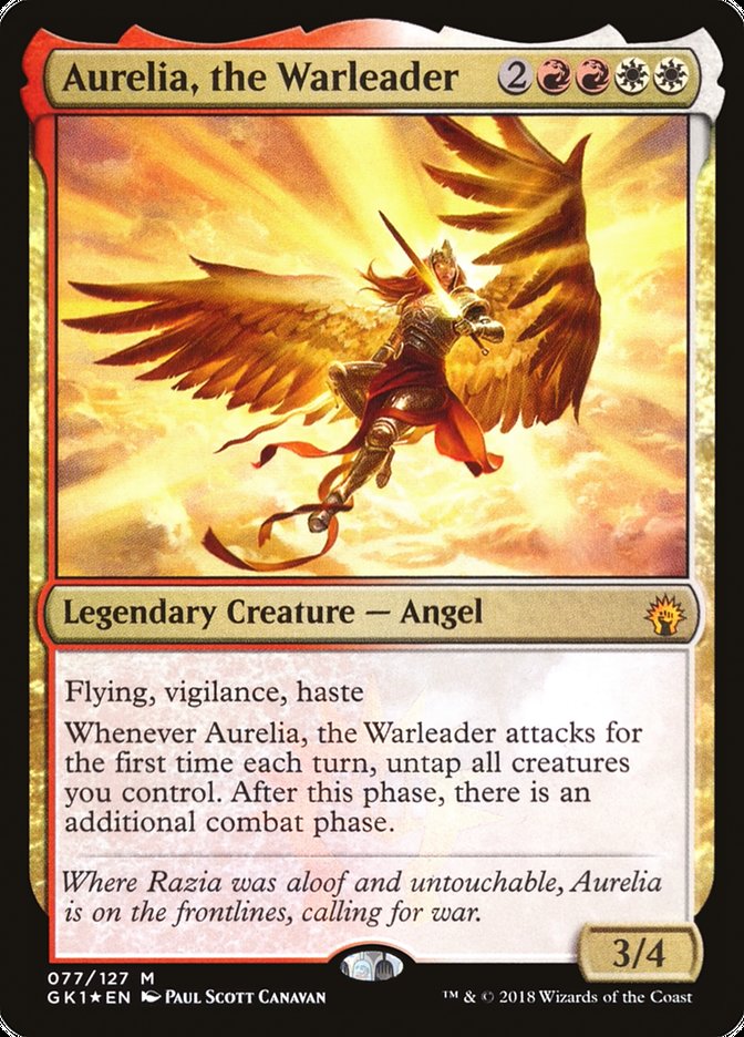 Aurelia, the Warleader [Guilds of Ravnica Guild Kit] - Magic: The Gathering - Card Brawlers | Quebec | Canada |