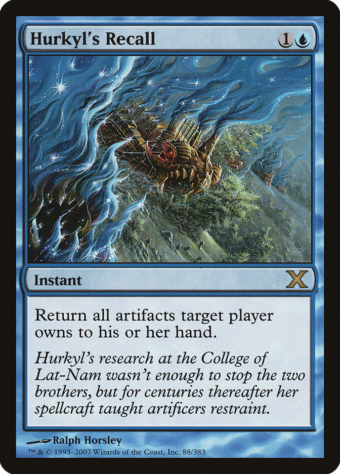 Hurkyl's Recall [Tenth Edition] - Magic: The Gathering - Card Brawlers | Quebec | Canada |