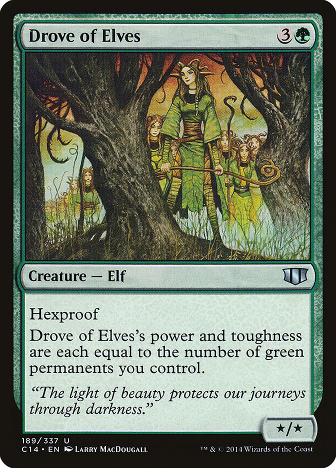 Drove of Elves [Commander 2014] - Magic: The Gathering - Card Brawlers | Quebec | Canada |