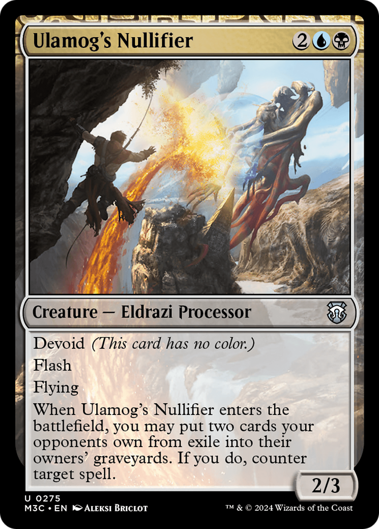 Ulamog's Nullifier (Ripple Foil) [Modern Horizons 3 Commander] - Magic: The Gathering - Card Brawlers | Quebec | Canada |