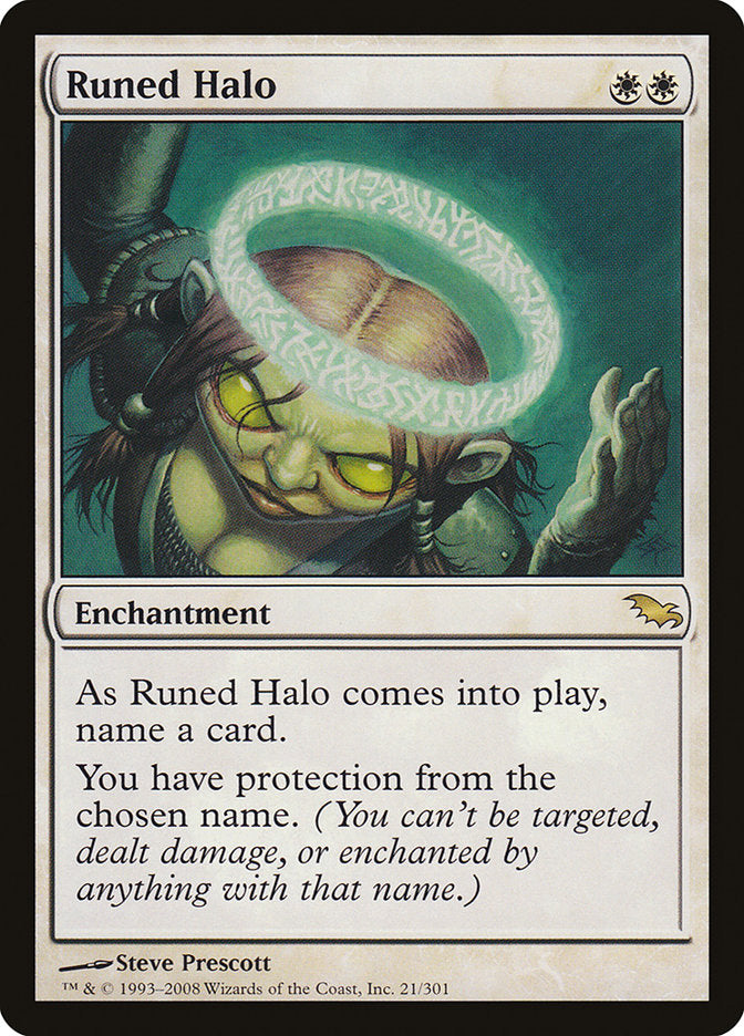 Runed Halo [Shadowmoor] - Magic: The Gathering - Card Brawlers | Quebec | Canada |