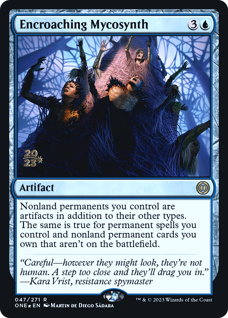 Encroaching Mycosynth [Phyrexia: All Will Be One Prerelease Promos] - Magic: The Gathering - Card Brawlers | Quebec | Canada |