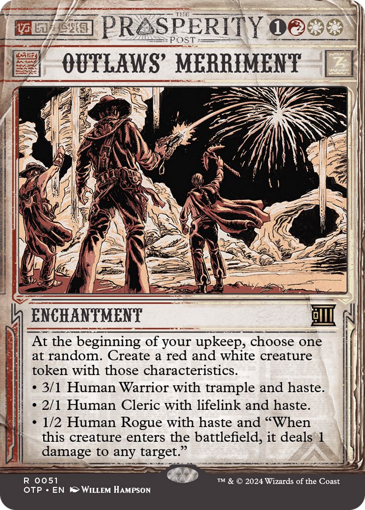 Outlaws' Merriment [Outlaws of Thunder Junction: Breaking News] - Magic: The Gathering - Card Brawlers | Quebec | Canada |