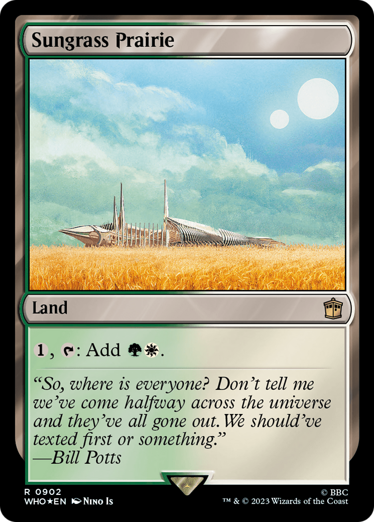 Sungrass Prairie (Surge Foil) [Doctor Who] - Magic: The Gathering - Card Brawlers | Quebec | Canada |