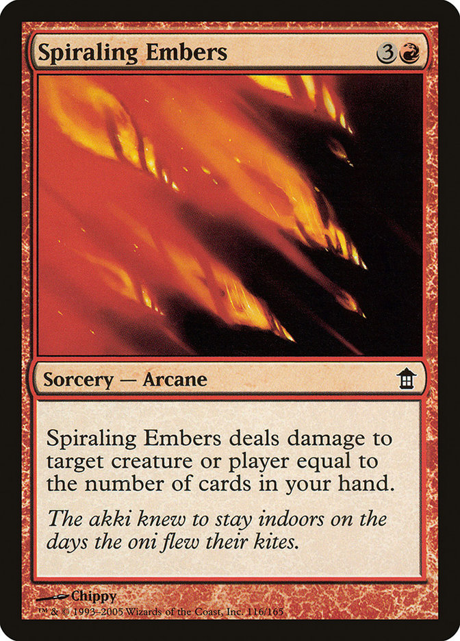 Spiraling Embers [Saviors of Kamigawa] - Magic: The Gathering - Card Brawlers | Quebec | Canada |