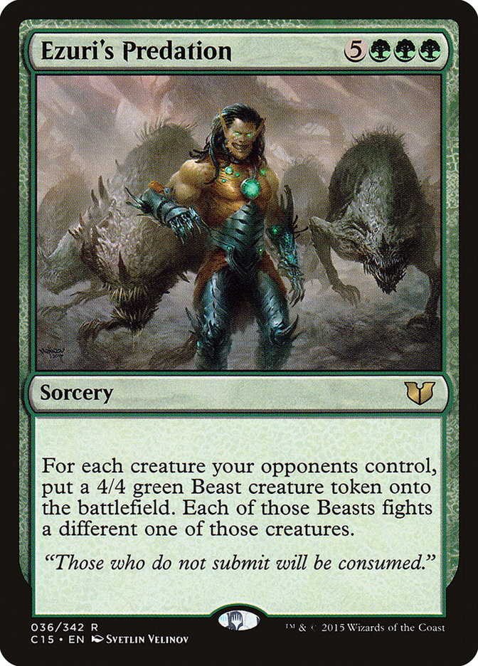 Ezuri's Predation [Commander 2015] - Magic: The Gathering - Card Brawlers | Quebec | Canada |