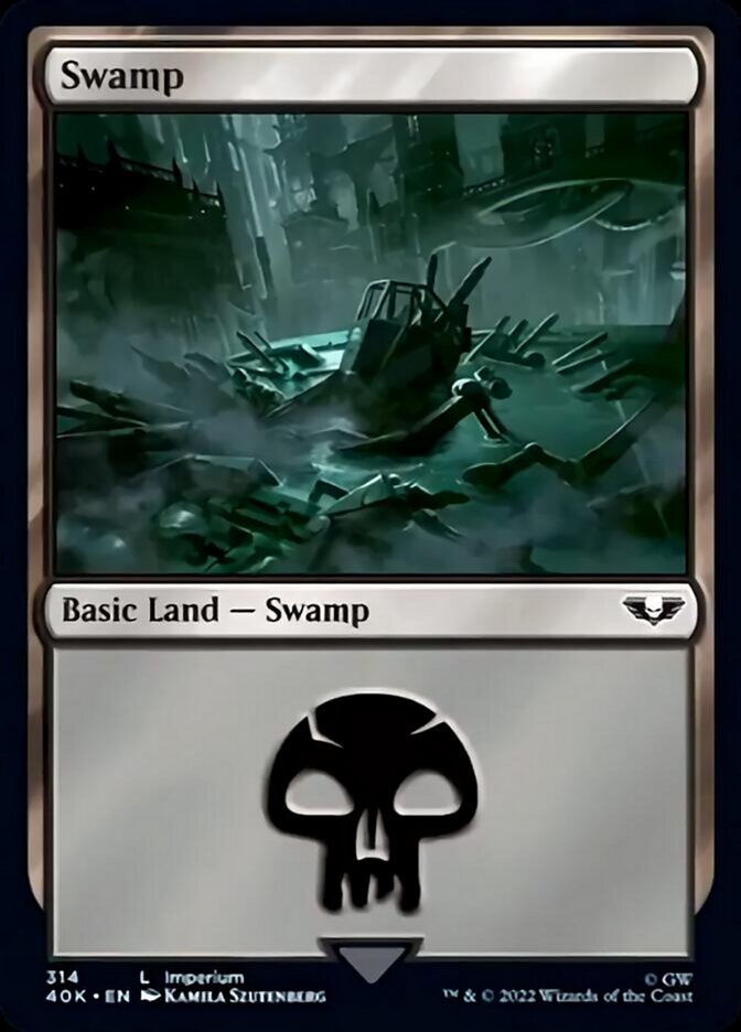 Swamp (314) [Warhammer 40,000] - Magic: The Gathering - Card Brawlers | Quebec | Canada |