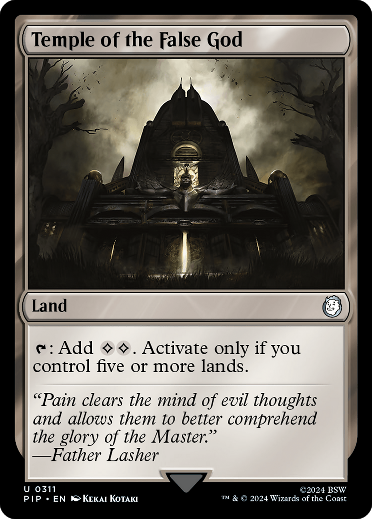 Temple of the False God [Fallout] - Magic: The Gathering - Card Brawlers | Quebec | Canada |