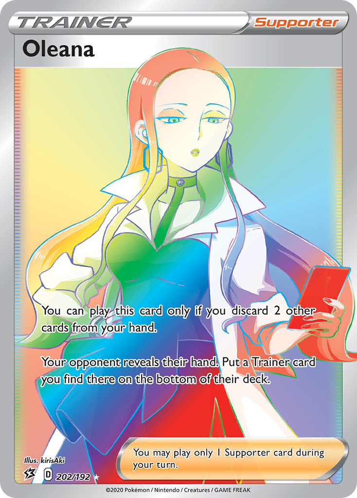 Oleana (202/192) [Sword & Shield: Rebel Clash] - Pokémon - Card Brawlers | Quebec | Canada |