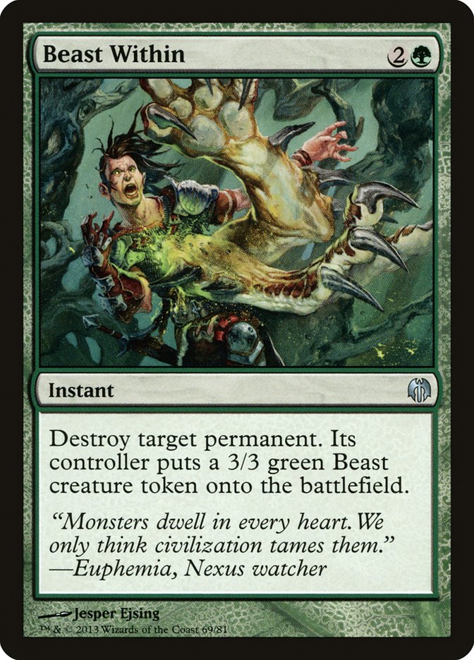 Beast Within [Duel Decks: Heroes vs. Monsters] - Magic: The Gathering - Card Brawlers | Quebec | Canada |