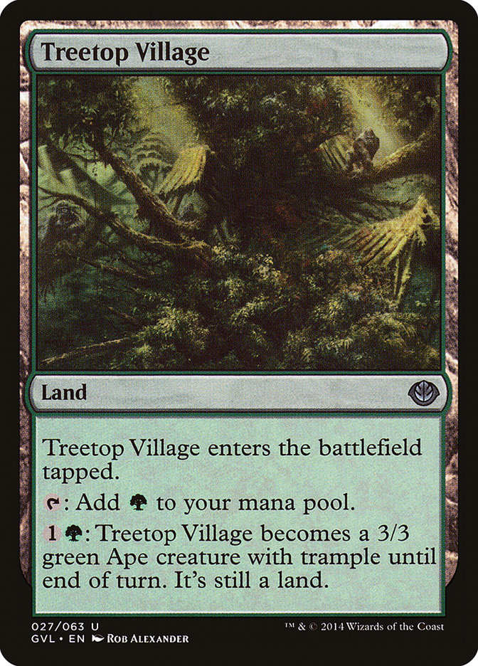 Treetop Village (Garruk vs. Liliana) [Duel Decks Anthology] - Magic: The Gathering - Card Brawlers | Quebec | Canada |