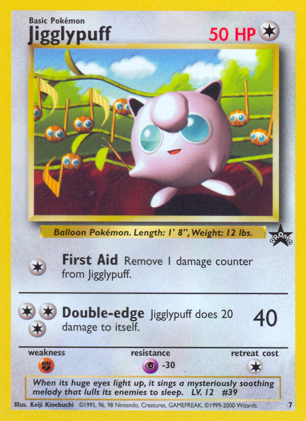 Jigglypuff (7) [Wizards of the Coast: Black Star Promos] - Pokémon - Card Brawlers | Quebec | Canada |