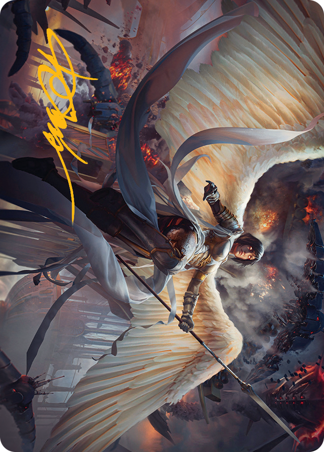 Serra Faithkeeper Art Card (Gold-Stamped Signature) [March of the Machine Art Series] - Magic: The Gathering - Card Brawlers | Quebec | Canada |