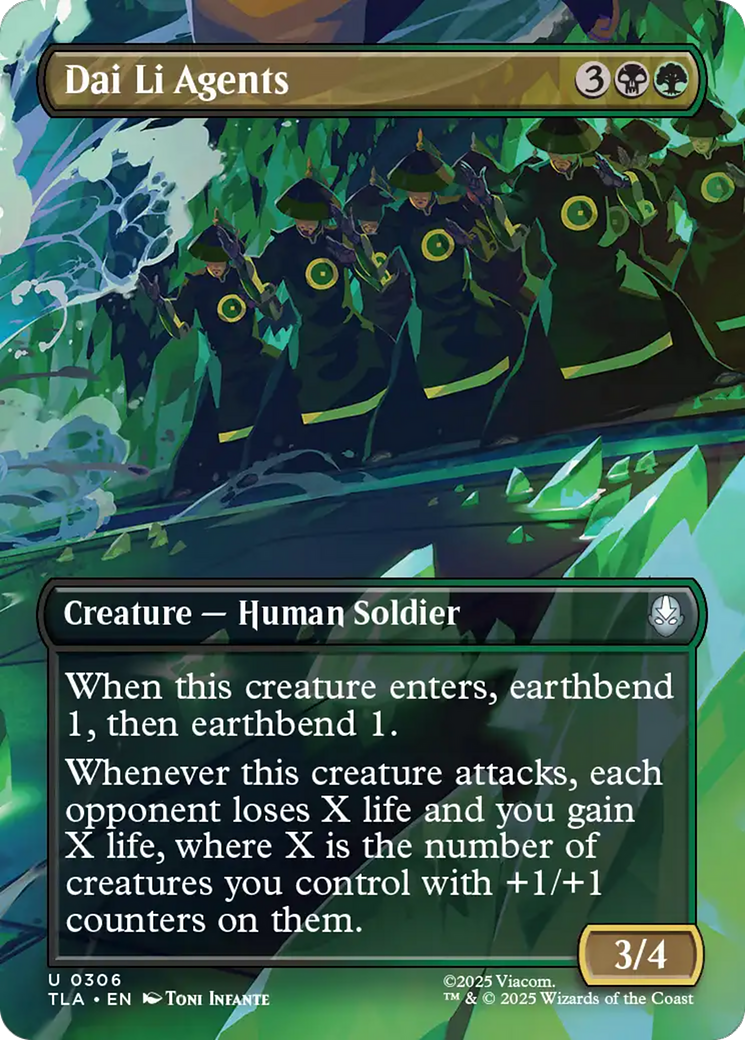 Dai Li Agents (Borderless) [Avatar: The Last Airbender] - Magic: The Gathering - Card Brawlers | Quebec | Canada |