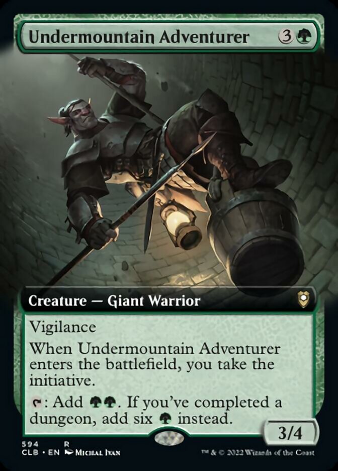 Undermountain Adventurer (Extended Art) [Commander Legends: Battle for Baldur's Gate] - Magic: The Gathering - Card Brawlers | Quebec | Canada |
