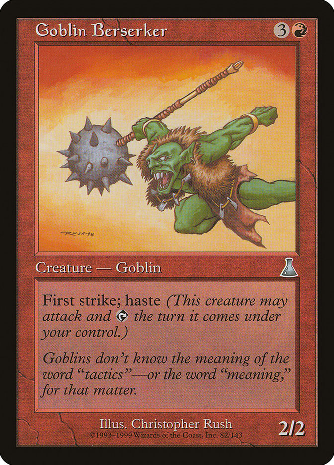 Goblin Berserker [Urza's Destiny] - Magic: The Gathering - Card Brawlers | Quebec | Canada |