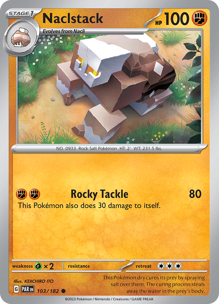 Naclstack (103/182) [Scarlet & Violet: Paradox Rift] - Pokémon - Card Brawlers | Quebec | Canada |