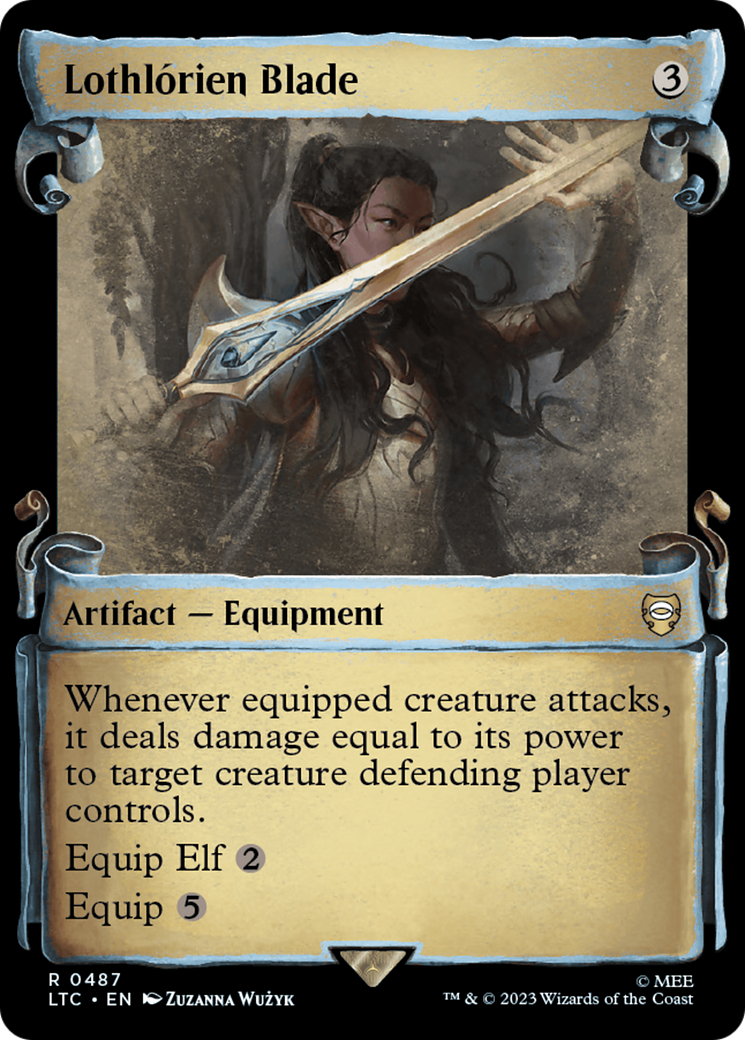 Lothlorien Blade [The Lord of the Rings: Tales of Middle-Earth Commander Showcase Scrolls] - Magic: The Gathering - Card Brawlers | Quebec | Canada |