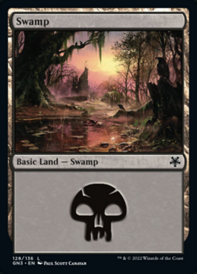 Swamp (128) [Game Night: Free-for-All] - Magic: The Gathering - Card Brawlers | Quebec | Canada |