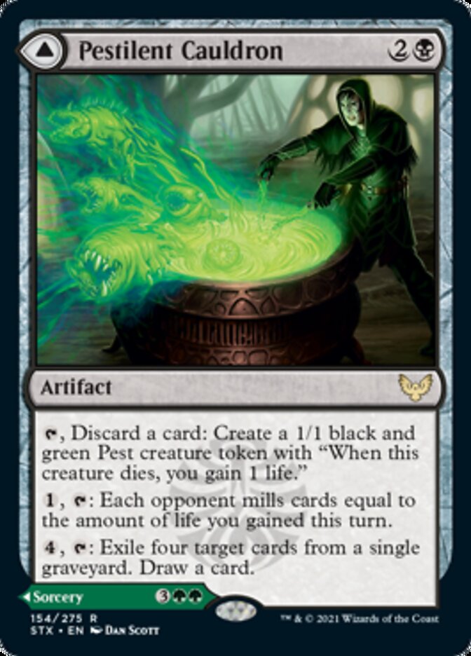 Pestilent Cauldron // Restorative Burst [Strixhaven: School of Mages] - Magic: The Gathering - Card Brawlers | Quebec | Canada |
