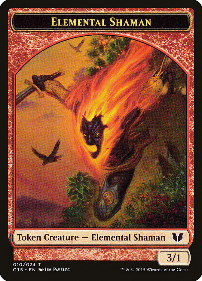 Elemental Shaman // Shapeshifter Double-Sided Token [Commander 2015 Tokens] - Magic: The Gathering - Card Brawlers | Quebec | Canada |