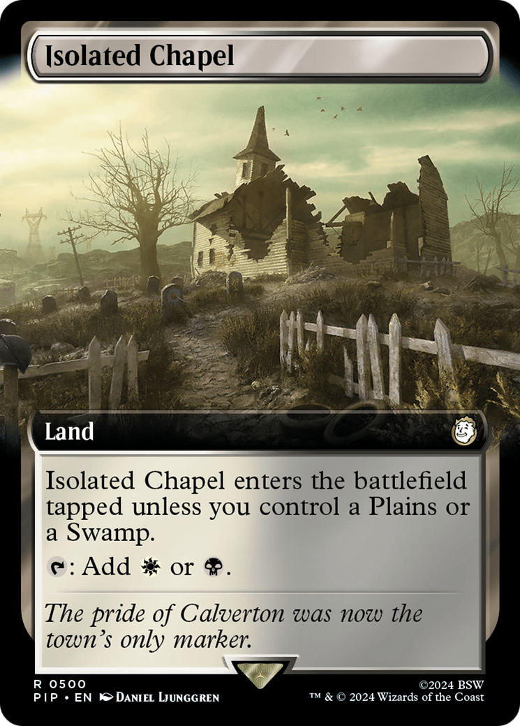 Isolated Chapel (Extended Art) [Fallout] - Magic: The Gathering - Card Brawlers | Quebec | Canada |