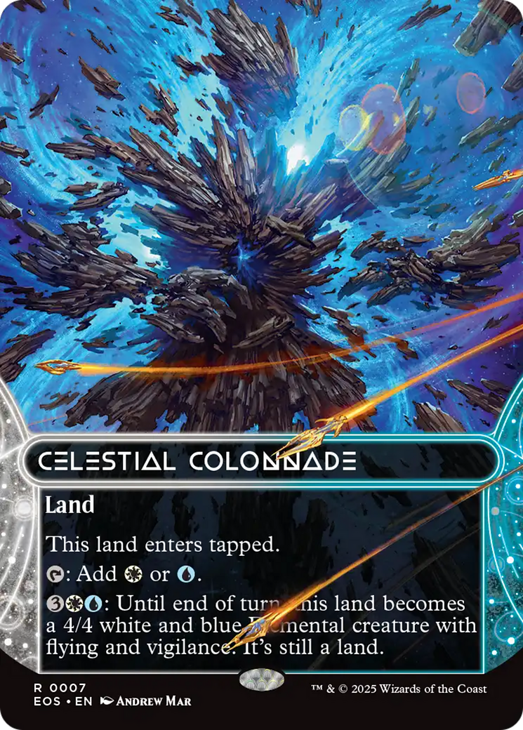 Celestial Colonnade (0007) (Borderless) [Edge of Eternities: Stellar Sights] - Magic: The Gathering - Card Brawlers | Quebec | Canada |