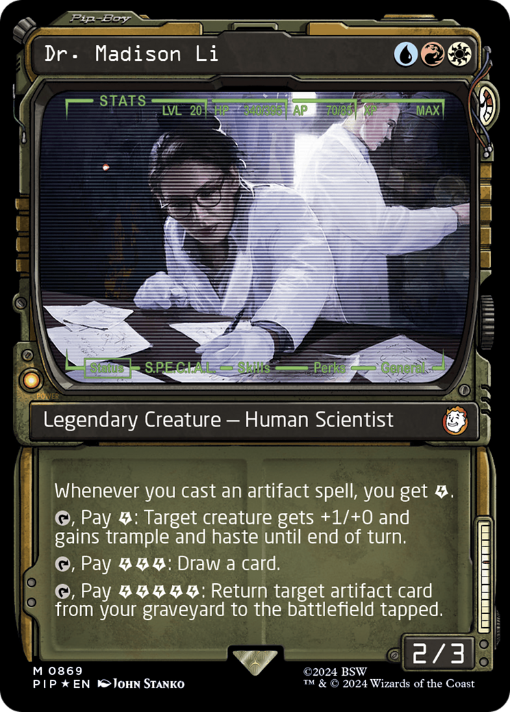 Dr. Madison Li (Showcase) (Surge Foil) [Fallout] - Magic: The Gathering - Card Brawlers | Quebec | Canada |
