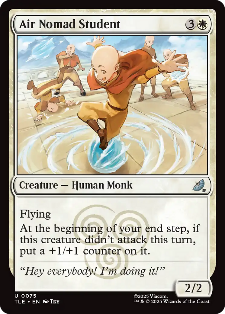 Air Nomad Student [Avatar: The Last Airbender: Eternal-Legal] - Magic: The Gathering - Card Brawlers | Quebec | Canada |