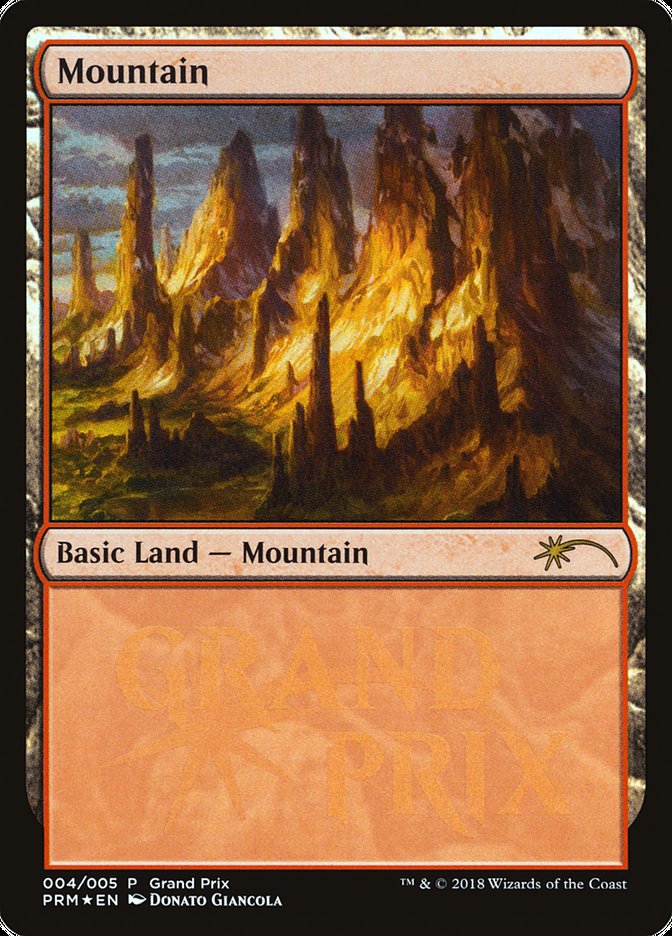 Mountain (2018d) [Grand Prix Promos] - Magic: The Gathering - Card Brawlers | Quebec | Canada |