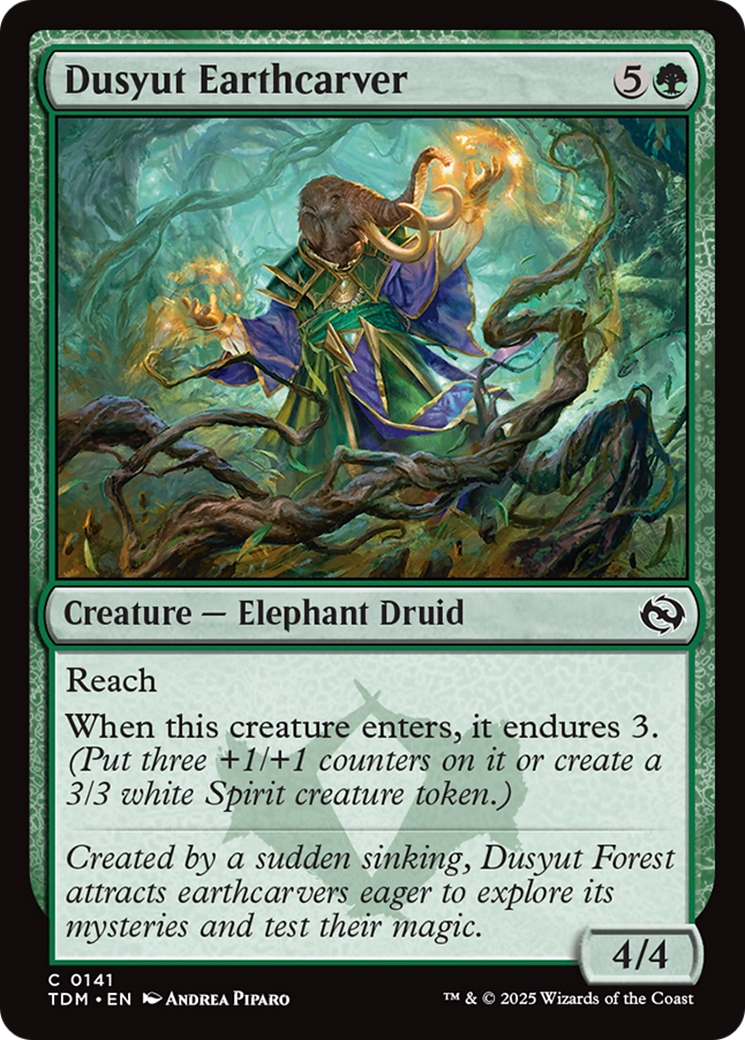 Dusyut Earthcarver [Tarkir: Dragonstorm] - Magic: The Gathering - Card Brawlers | Quebec | Canada |