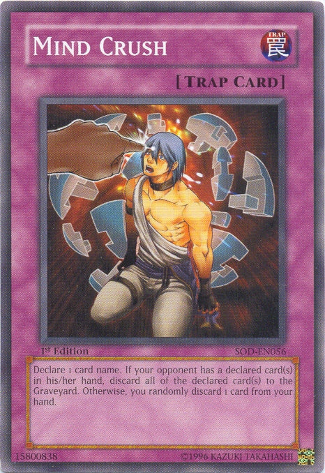 Mind Crush [SOD-EN056] Common - Yu-Gi-Oh! - Card Brawlers | Quebec | Canada |