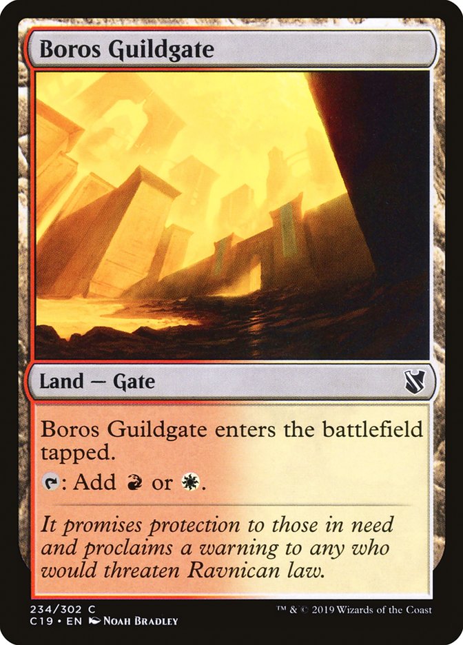 Boros Guildgate [Commander 2019] - Magic: The Gathering - Card Brawlers | Quebec | Canada |