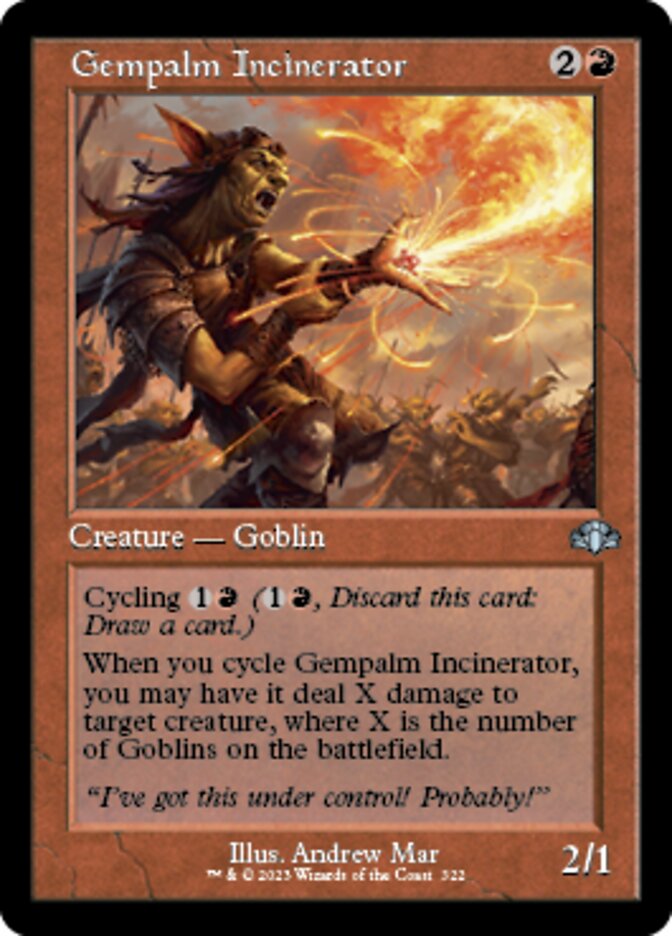Gempalm Incinerator (Retro) [Dominaria Remastered] - Magic: The Gathering - Card Brawlers | Quebec | Canada |