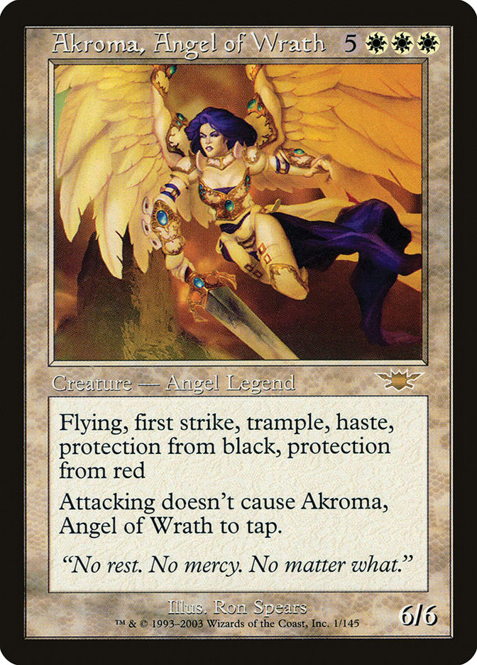 Akroma, Angel of Wrath [Legions] - Magic: The Gathering - Card Brawlers | Quebec | Canada |