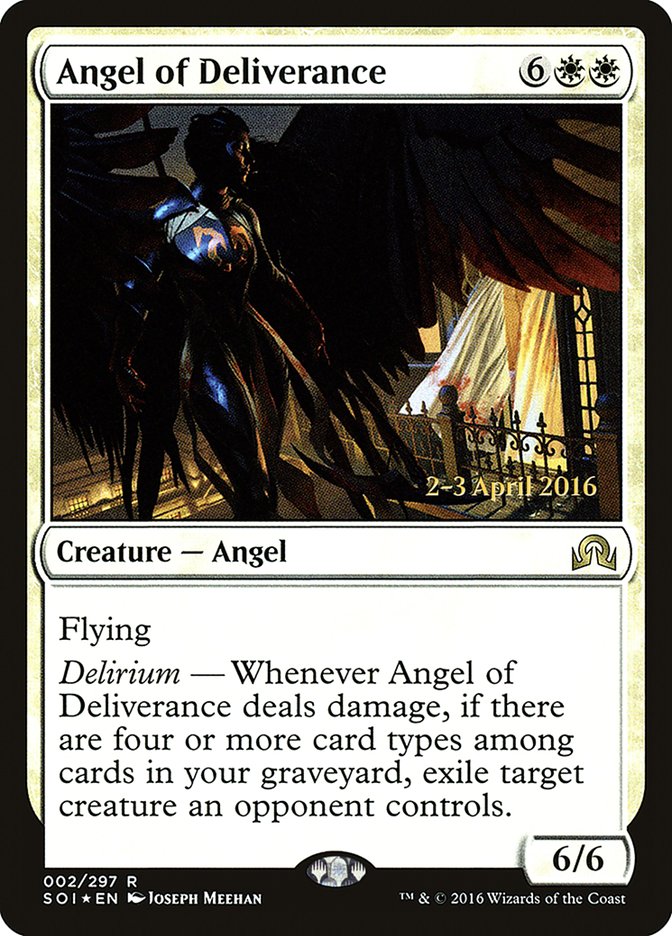 Angel of Deliverance [Shadows over Innistrad Prerelease Promos] - Magic: The Gathering - Card Brawlers | Quebec | Canada |