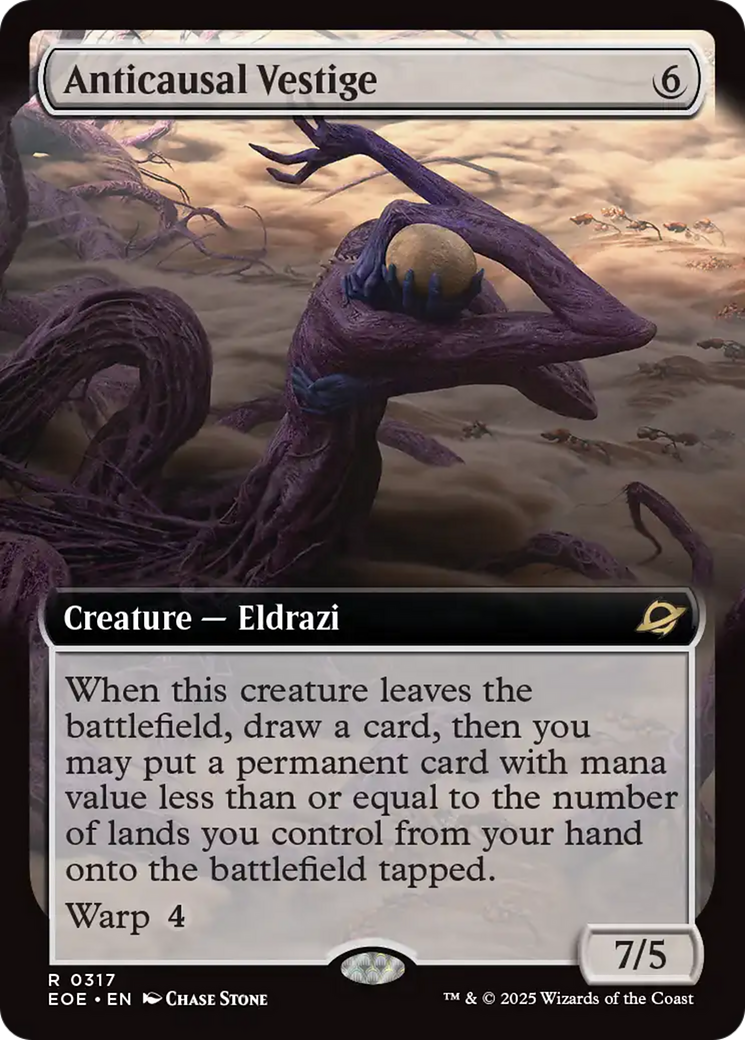 Anticausal Vestige (Extended Art) [Edge of Eternities] - Magic: The Gathering - Card Brawlers | Quebec | Canada |
