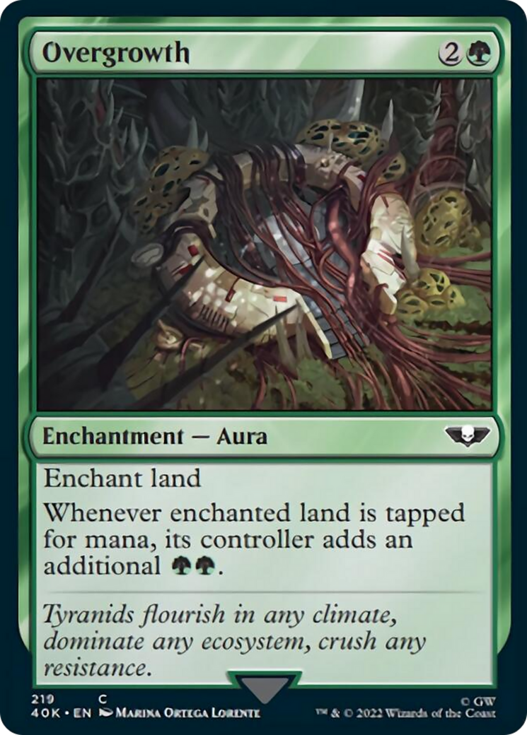 Overgrowth (Surge Foil) [Warhammer 40,000] - Magic: The Gathering - Card Brawlers | Quebec | Canada |