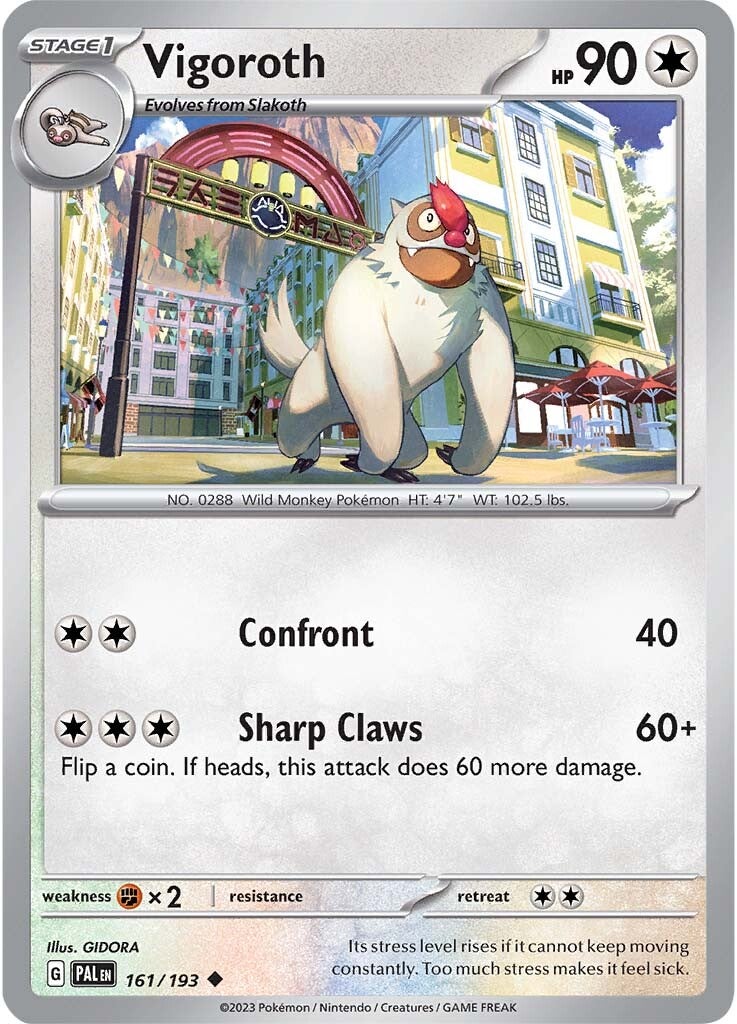 Vigoroth (161/193) [Scarlet & Violet: Paldea Evolved] - Pokémon - Card Brawlers | Quebec | Canada |