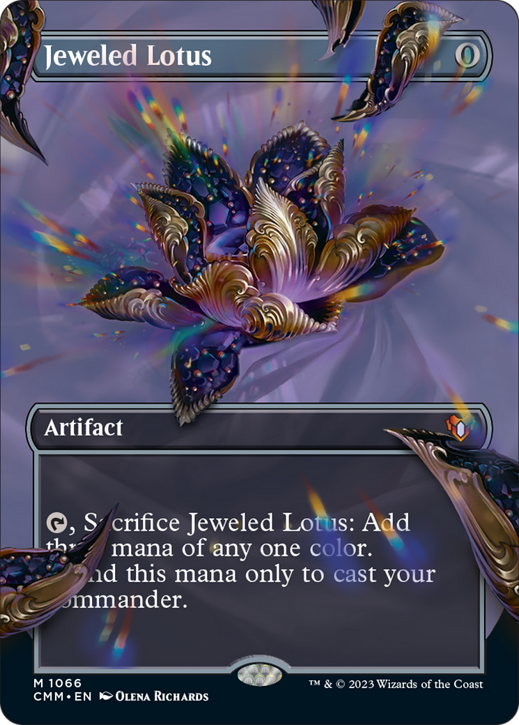 Jeweled Lotus (Borderless Textured Foil Frame Break) [Commander Masters] - Magic: The Gathering - Card Brawlers | Quebec | Canada |