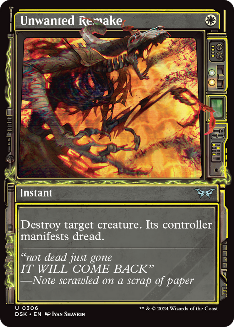 Unwanted Remake (Showcase) [Duskmourn: House of Horror] - Magic: The Gathering - Card Brawlers | Quebec | Canada |