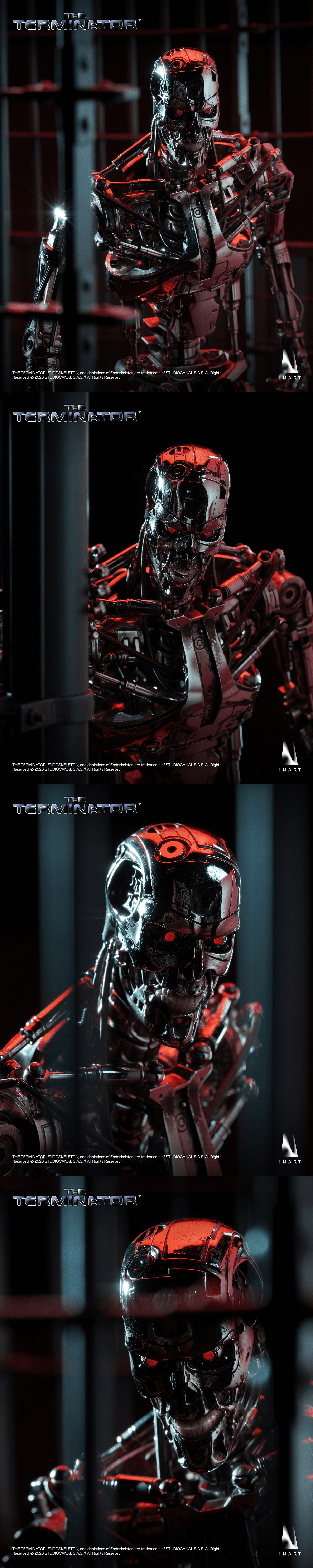 Queen Studios - INART – The Terminator - T-800 Endoskeleton - 1/6 Collectible Figure - (PREORDER)
