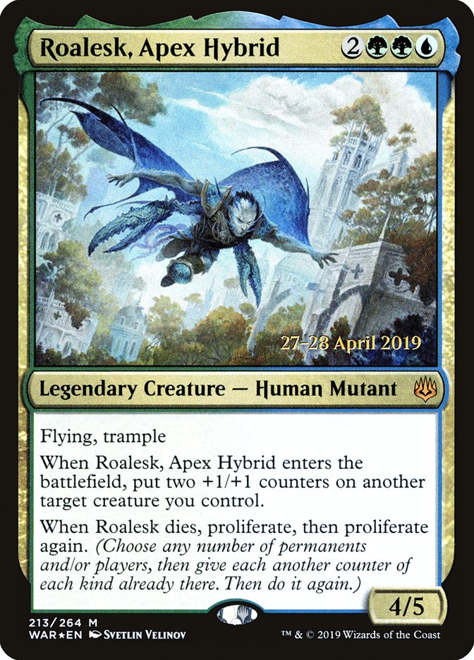 Roalesk, Apex Hybrid [War of the Spark Prerelease Promos] - Magic: The Gathering - Card Brawlers | Quebec | Canada |