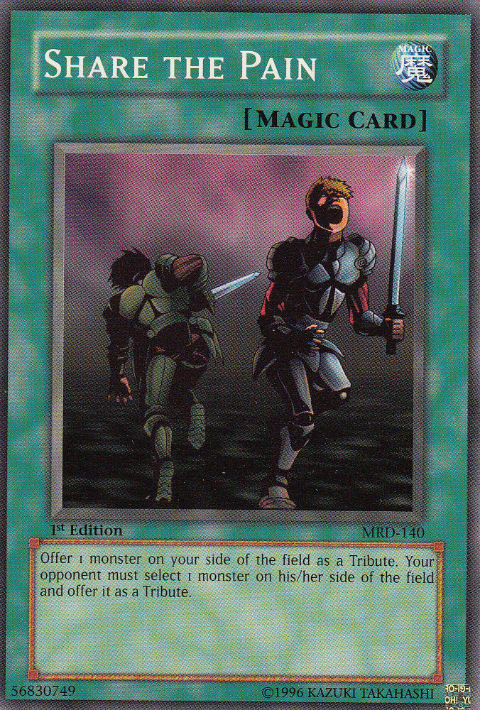 Share the Pain [MRD-140] Common - Yu-Gi-Oh! - Card Brawlers | Quebec | Canada |